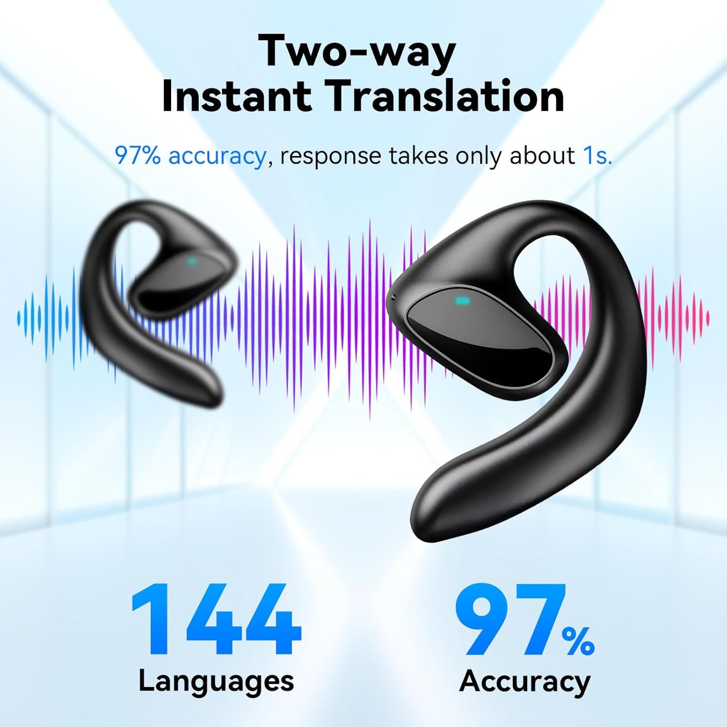 Luxios Pro™ AI Translator Earbuds 3.0
