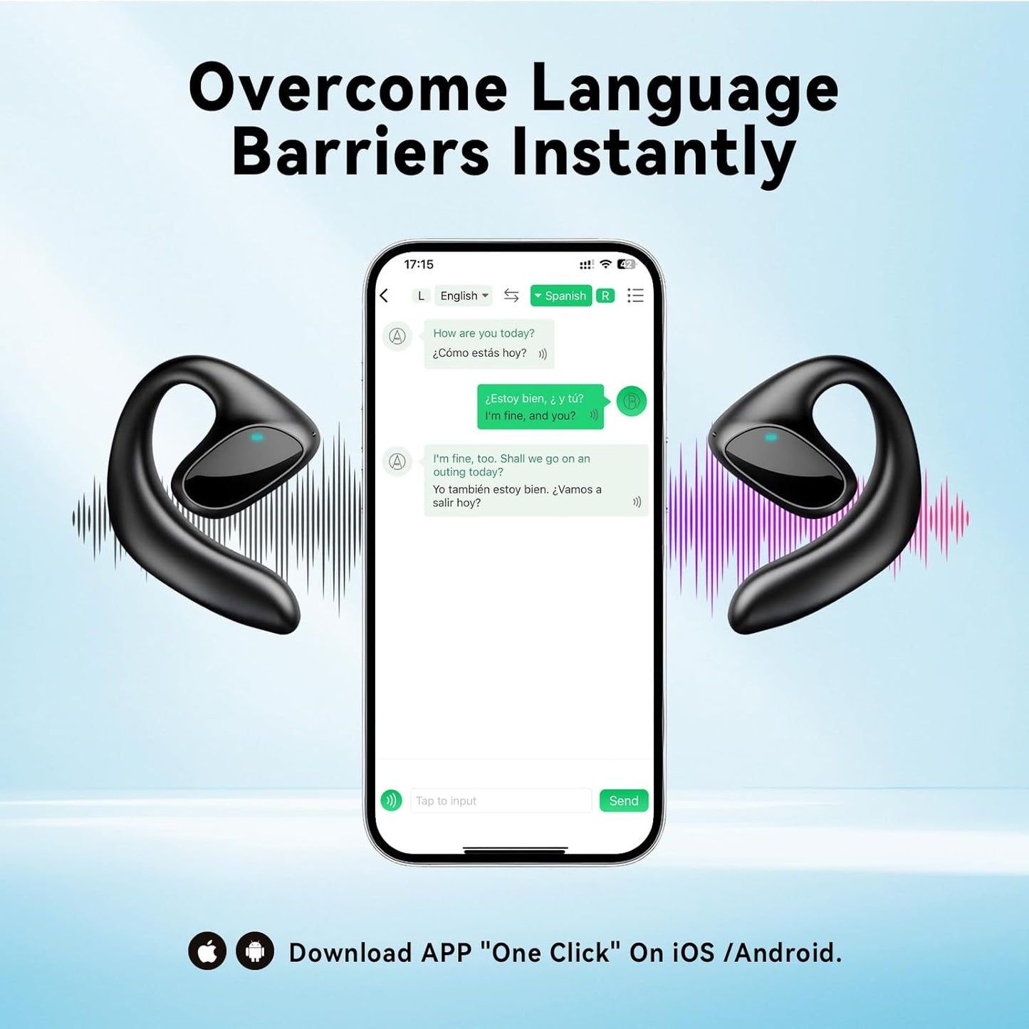 Luxios Pro™ AI Translator Earbuds 3.0