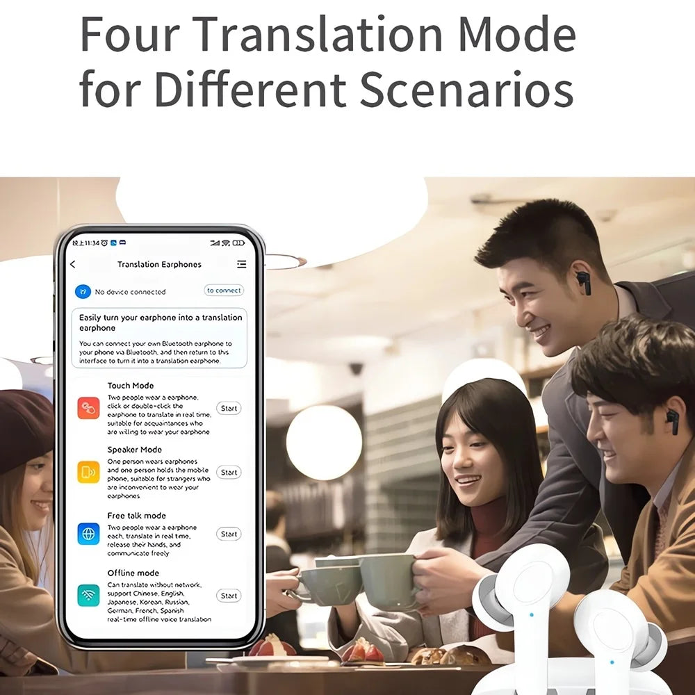 Luxios Pro™ AI Translator Earbuds 2.0