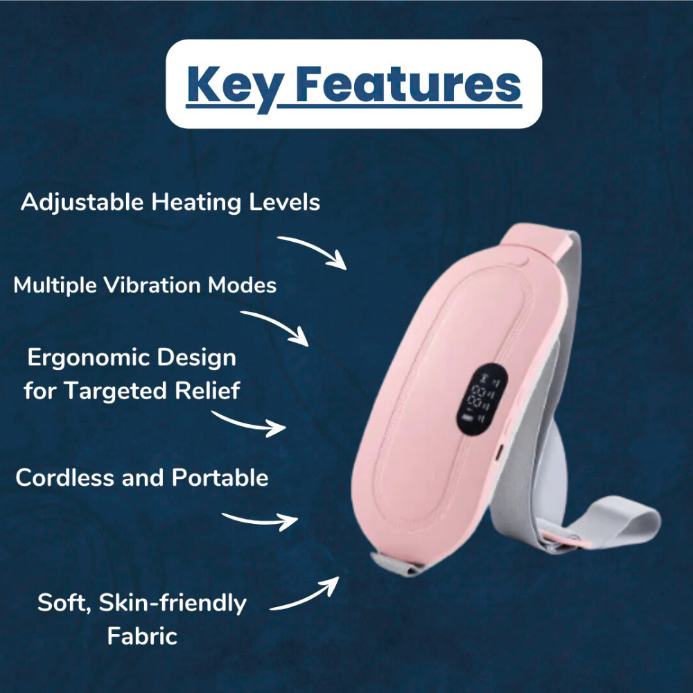 Luxios Pro™ Heated Menstrual Massage Belt